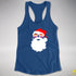 Santa’s Lesbian Pride Flag Shades Racerback Tank - Royal
